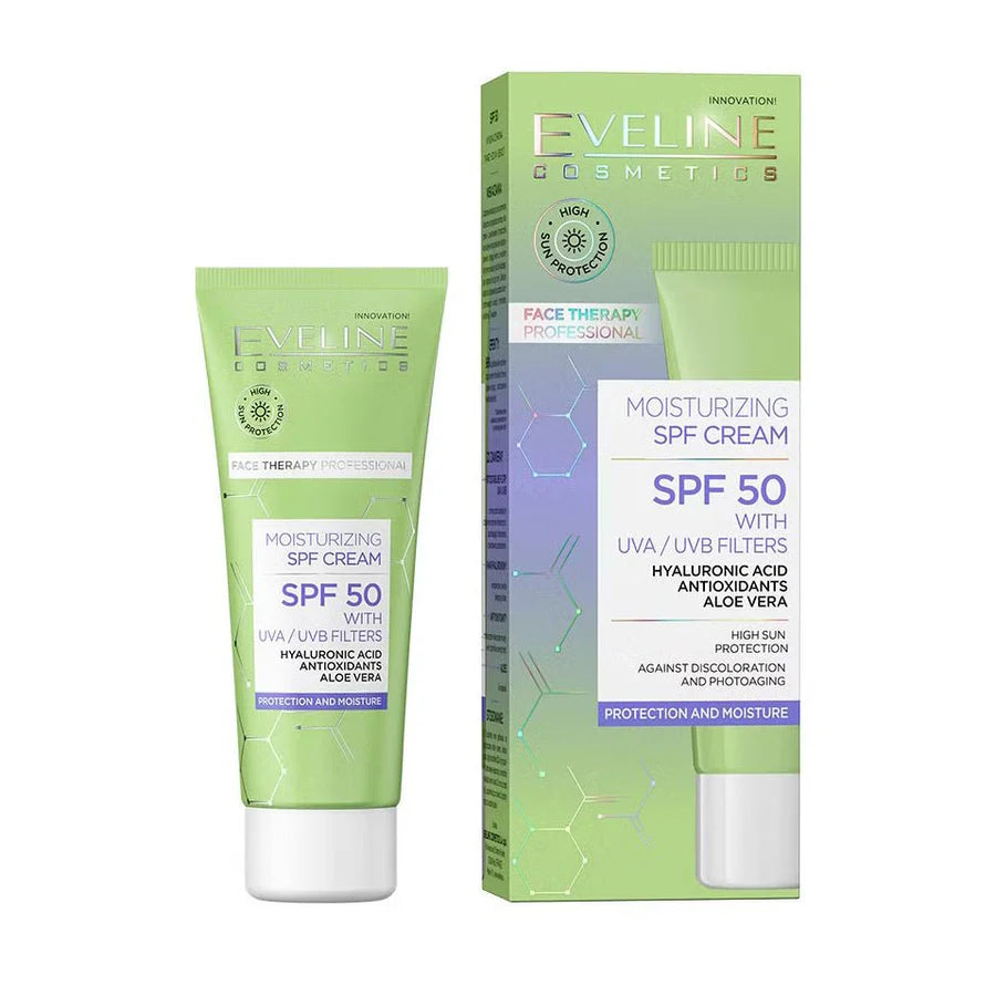 EVELINE MOISTURIZING SPF CREAM SPF 50 30ML