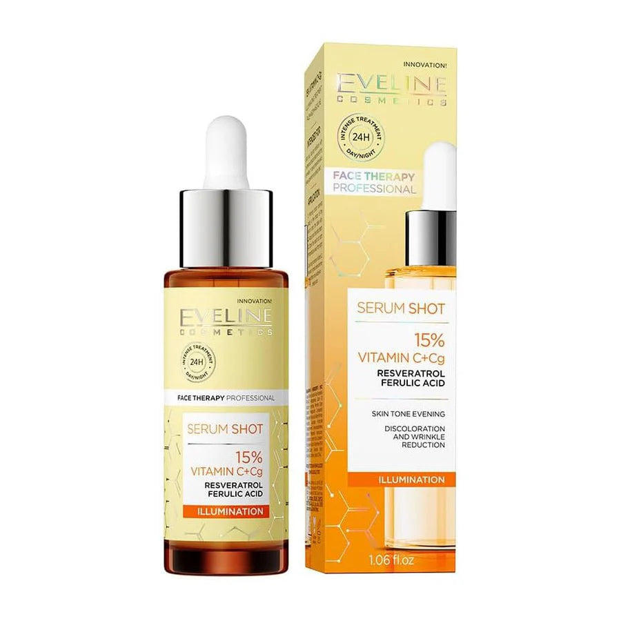 EVELINE SERUM SHOT 15% VITAMIN C+CG 30ML