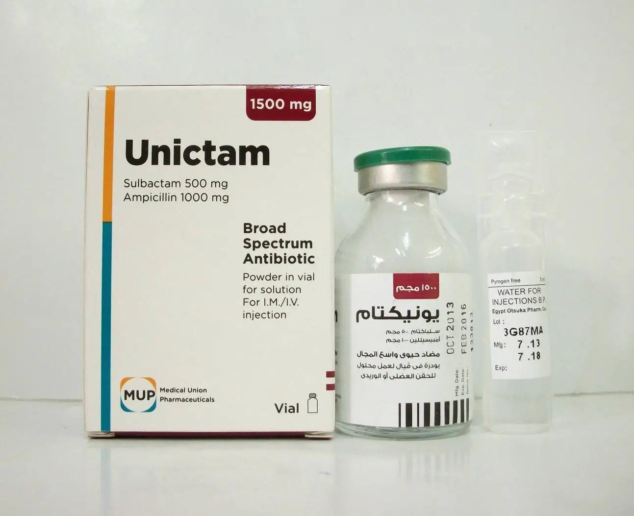 UNICTAM 1500MG VIAL