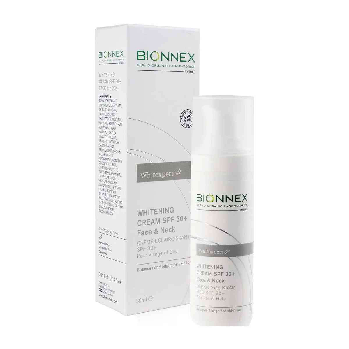 BIONNEX WHITEXPERT WHIT. CR. FACE&NECK SPF30+ 30ML