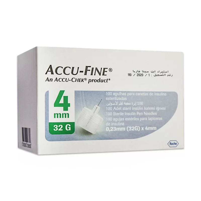 ACCU - FINE PEN NEEDLE 4 MM
