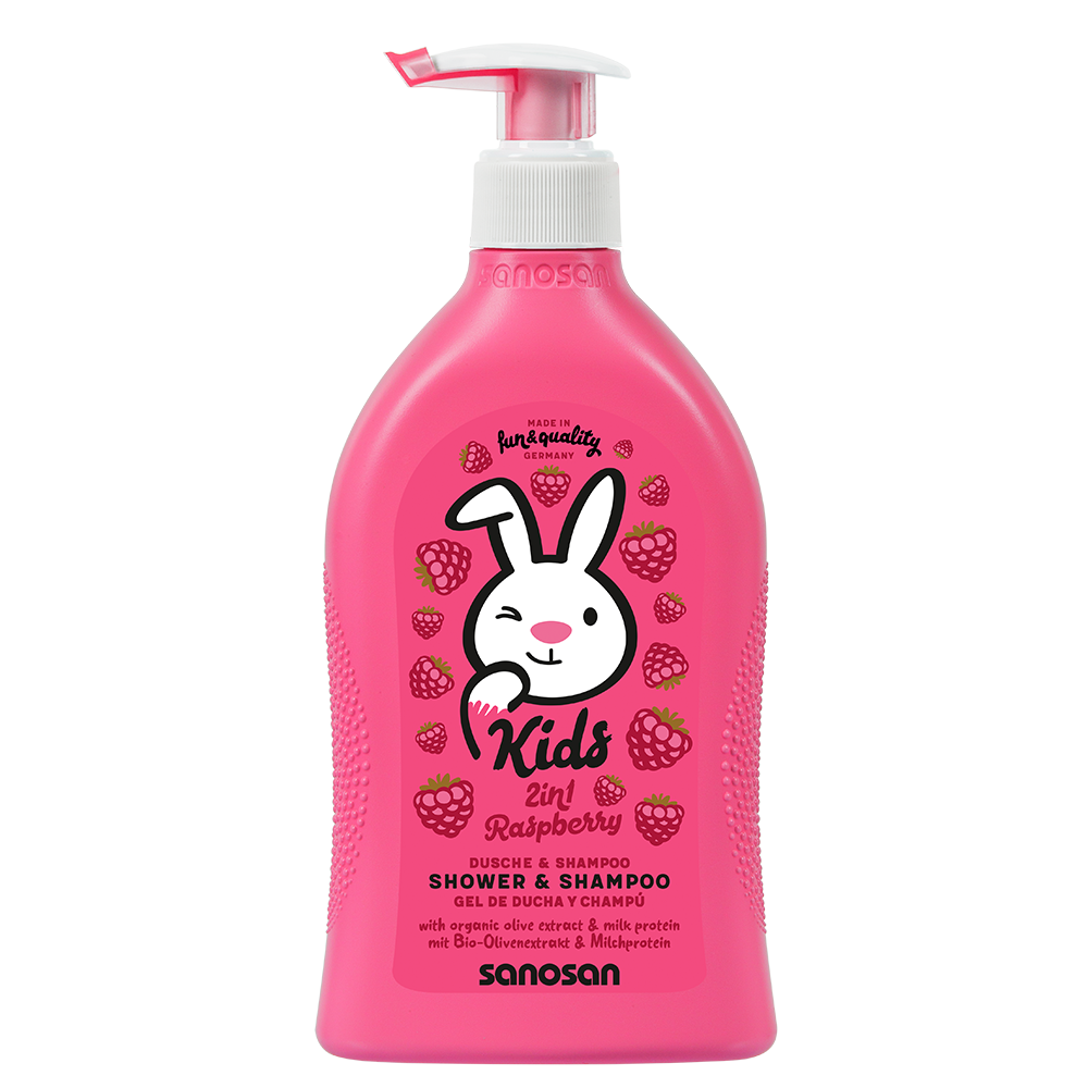 SANOSAN KIDS SHOWER&SHAMPOO RASPBERRY 500