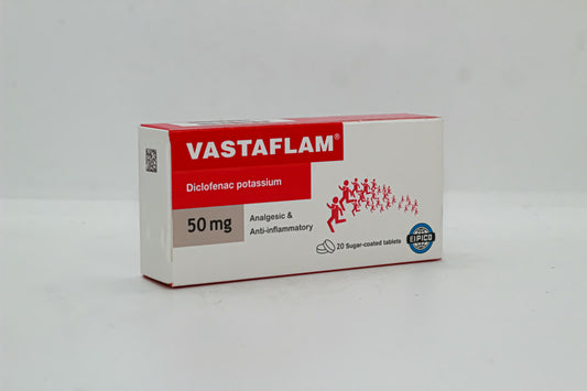 VASTAFLAM 50MG 20 TAB