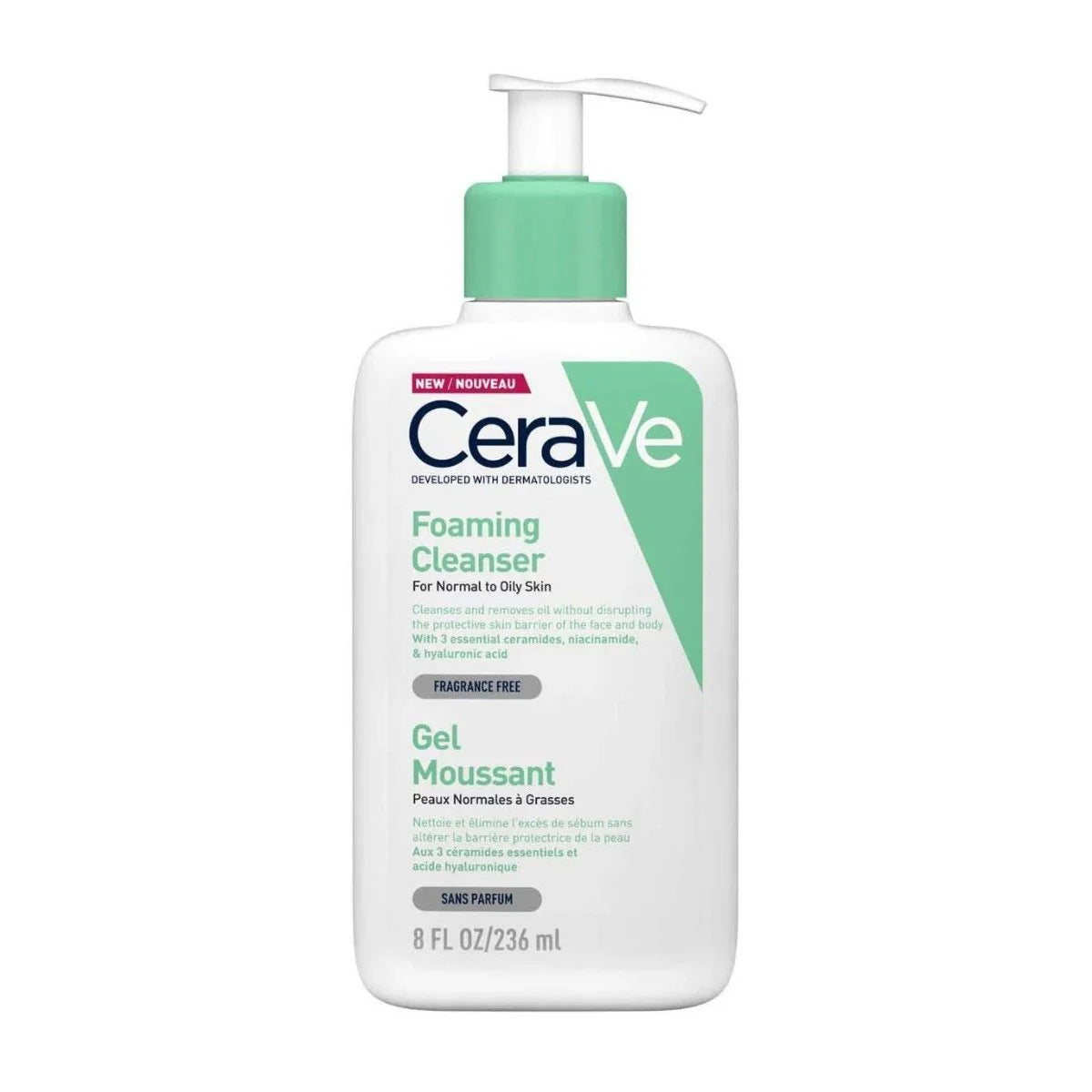 CERAVE FOAMING CLEANSER GEL 236 ML