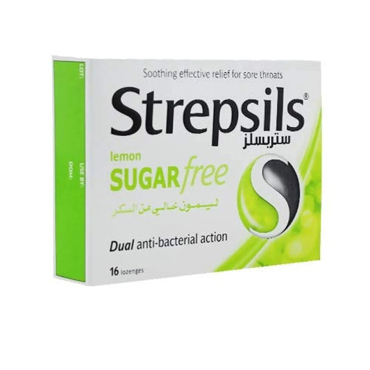 STREPSILS LEMON (SUGAR FREE) 16 LOZENGES