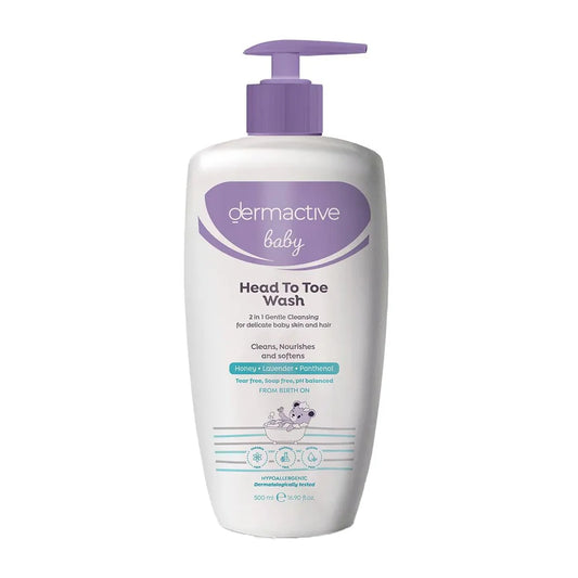 DERMACTIVE BABY HEAD TO TOE WASH 500ML