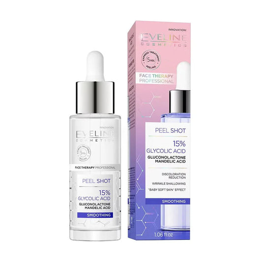 EVELINE PEEL SHOT 15% GLYCOLIC ASID SMOOTHING 30ML