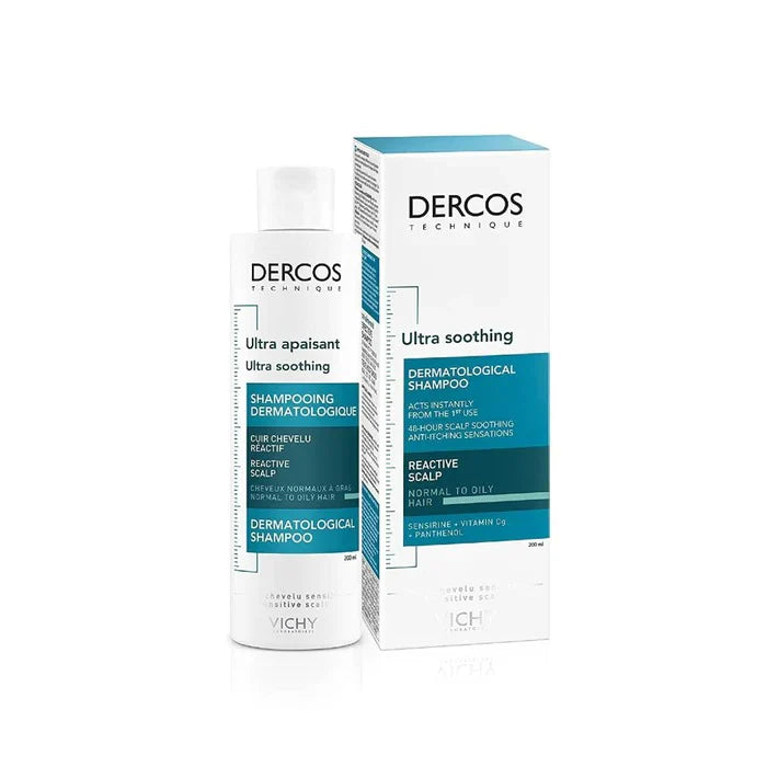 VICHY DERCOS ULTRA SOOTHING  SHAMPOO 200ML