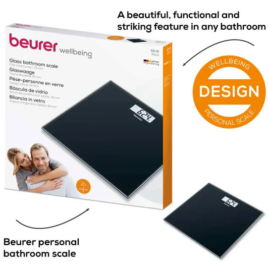 BEURER GLASS BATHROOM SCALE GS10 180K