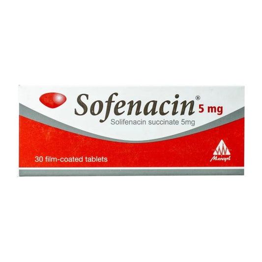 SOFENACIN 5 mg 30 TAB